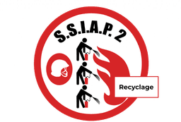 Logo SSIAP 2 : Recyclage pour Chef d'équipe sécurité incendie