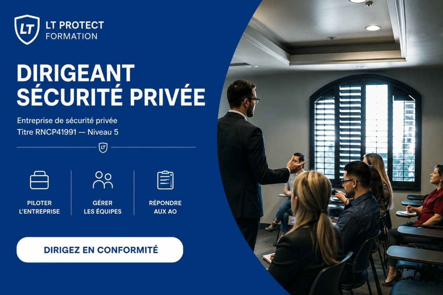 Dirigeant sécurité privée — LT Protect Formation Voisins-le-Bretonneux (78)